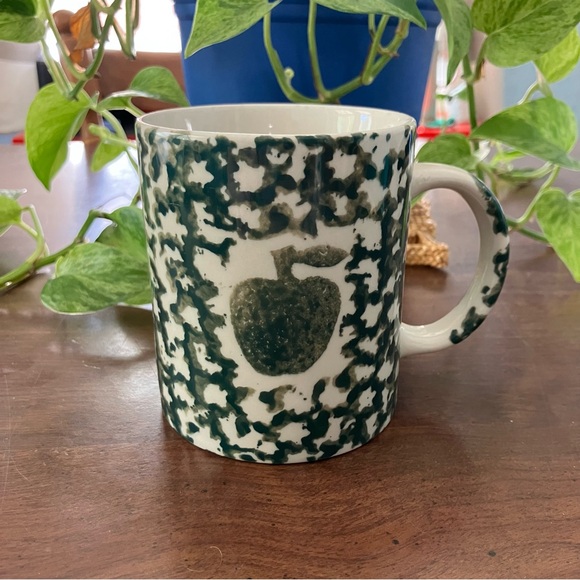 Green apple sponge mug - Picture 2 of 4